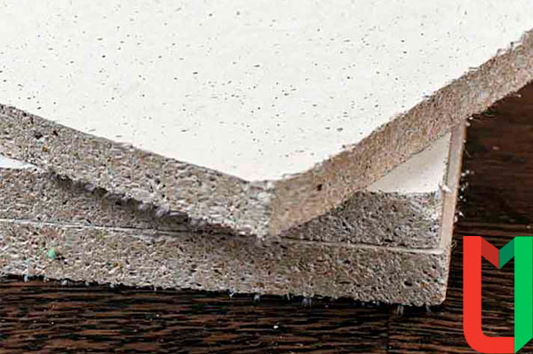 Стекломагниевый лист Эконом 2440х1220х10 мм для изготовления несъемной опалубки